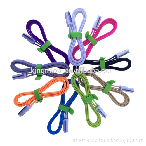 flat magnetic USB date cable used mobile phones with free samples